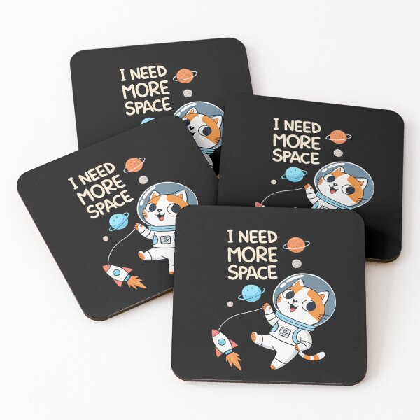Item preview, I Need More Space Cat Astronaut designed and sold by the science zoo.