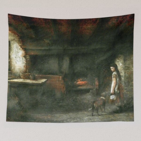 Item preview, Interior of a Welsh Cottage designed and sold by SharonTheFirst.
