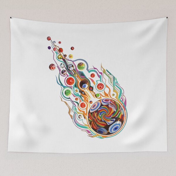 Item preview, Modern graphic comet designed and sold by lightrookiepk.