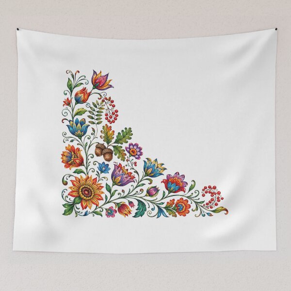 Item preview, Wildflower Folk Art Corner designed and sold by PetalGarden.