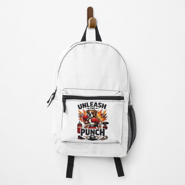 Item preview, Unleash the Punch - Funny Boxer Dog Boxing designed and sold by SidTastic .