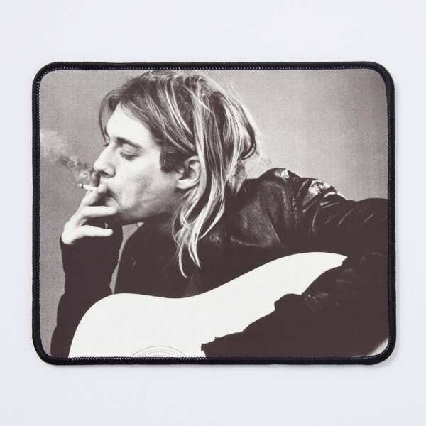 Item preview, Style Smoking Kurt Cobain Relax Playing Guitar designed and sold by sarexgasruk.