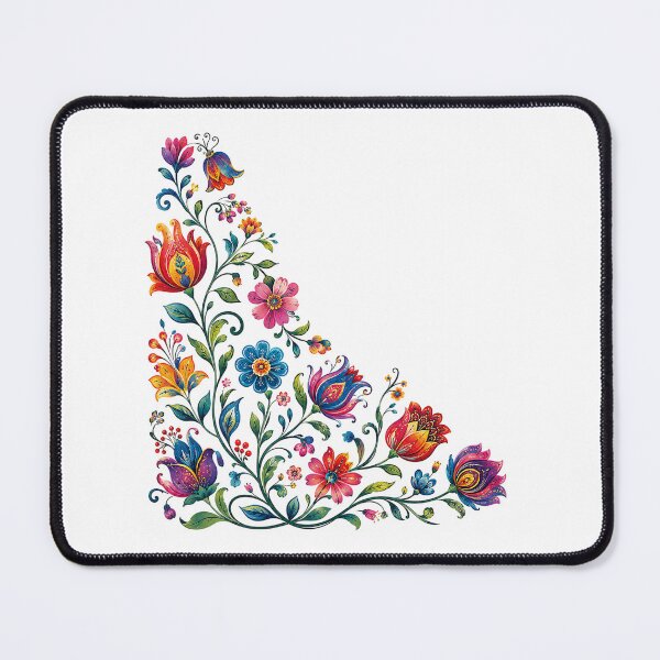 Item preview, Folk Floral Corner designed and sold by PetalGarden.