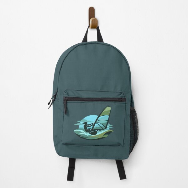 Item preview, Minimalist Windsurfer at Sea | Modern Surf Sunset Vector Design designed and sold by SilentPowerArt.