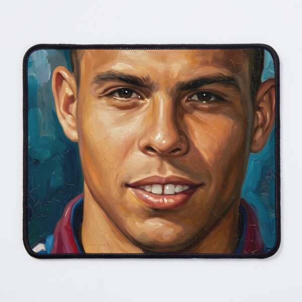 Item preview, Ronaldo Nazário Oil Painting designed and sold by maretsad.