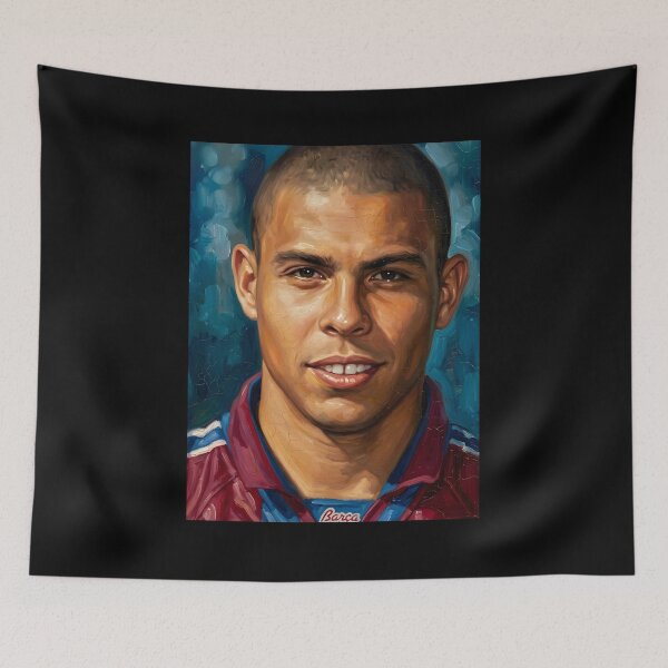 Item preview, Ronaldo Nazário Oil Painting designed and sold by maretsad.