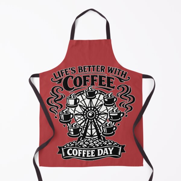 Item preview, Lifes Better With Coffee Day Carnival Ferris Wheel Coffee Lover Gift designed and sold by irfanshikh.
