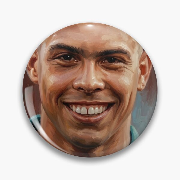 Item preview, Ronaldo Nazário Oil Painting designed and sold by maretsad.