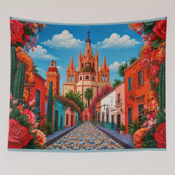Item preview, San Miguel de Allende Mexican Floral Art designed and sold by MythicMood.