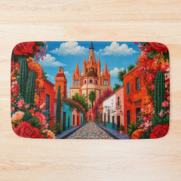 Item preview, San Miguel de Allende Mexican Floral Art designed and sold by MythicMood.