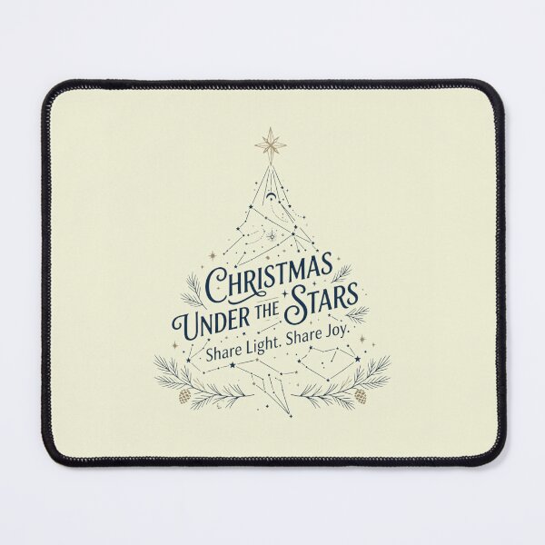 Item preview, Christmas Under The Stars Holiday Artwork | Premium Christmas Vector Design designed and sold by Amr Darwish Graphic designer.