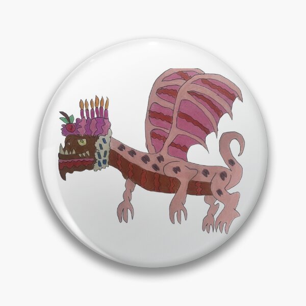 Item preview, birthday cake dragon designed and sold by Decemberdragon.