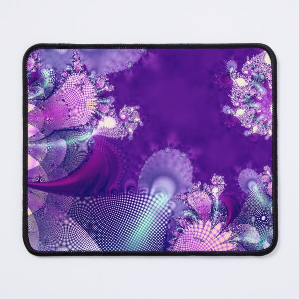 Item preview, Violet Fractal Bloom: The Fan and the Spiral designed and sold by TrezeTreze.