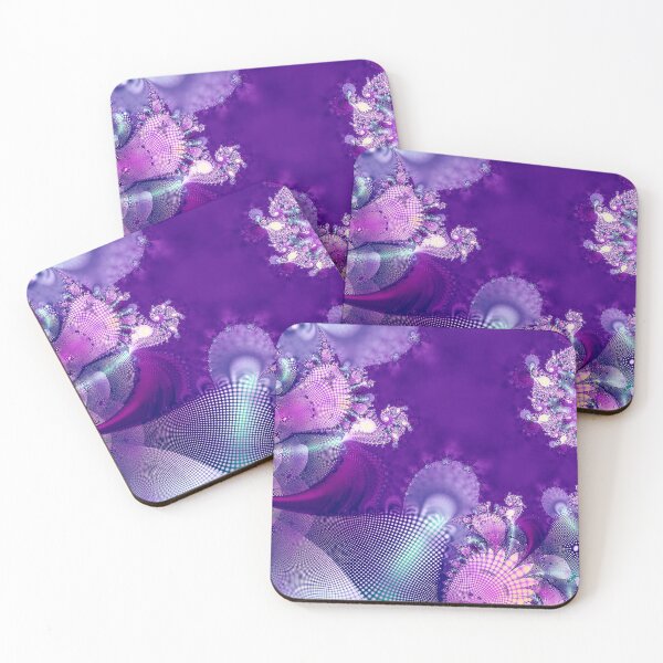 Item preview, Violet Fractal Bloom: The Fan and the Spiral designed and sold by TrezeTreze.