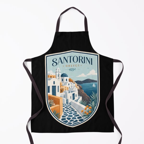 Item preview, Santorini Greece Travel Landscape designed and sold by FrontierCosmic.