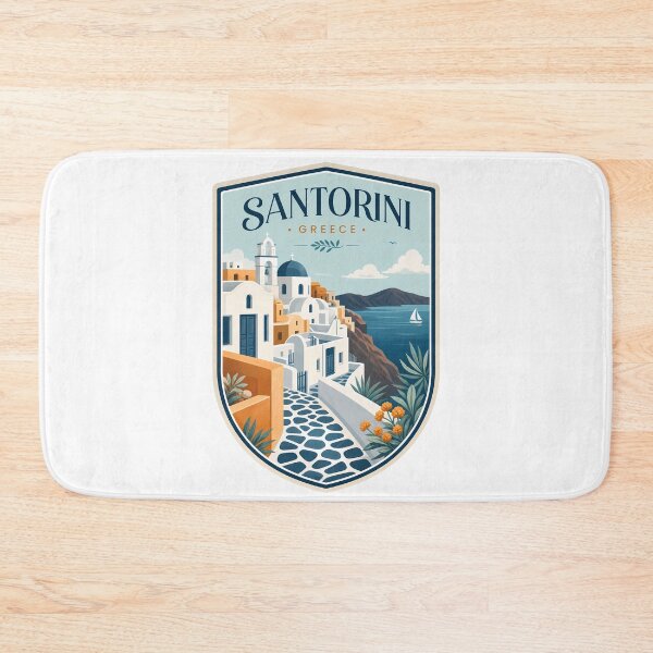 Item preview,  Santorini Greece Travel Landscape designed and sold by FrontierCosmic.