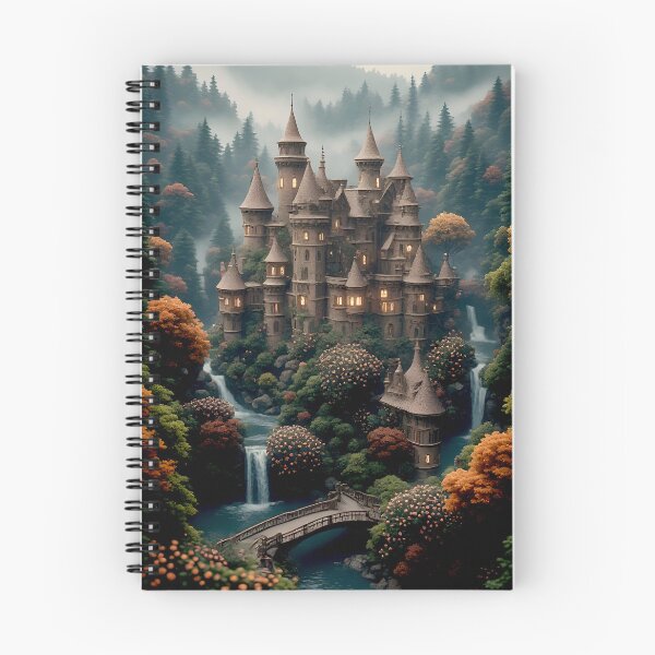 Item preview, The Forgotten Waterfall Citadel designed and sold by Vhelir-Art.