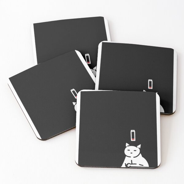 Item preview, Low Battery Cat Mood designed and sold by NiremmeeArt.