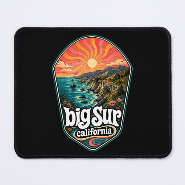 Item preview, Big Sur California Coast United States Trippy Travel designed and sold by TomFrontierArt.
