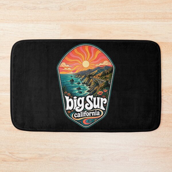 Item preview, Big Sur California Coast United States Trippy Travel designed and sold by TomFrontierArt.