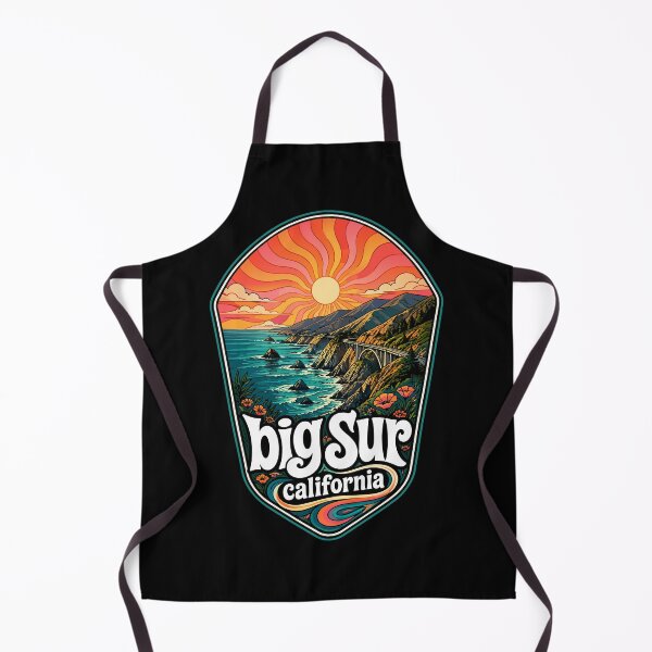Item preview, Big Sur California Coast United States Trippy Travel designed and sold by TomFrontierArt.