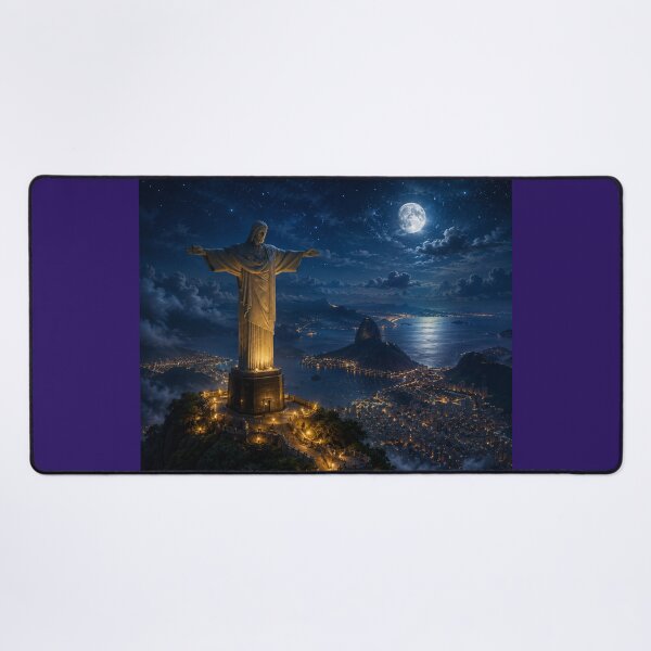 Item preview, Moonlit Wonders Collection: Christ the Redeemer – Rio de Janeiro, Brazil designed and sold by globetrottergfx.