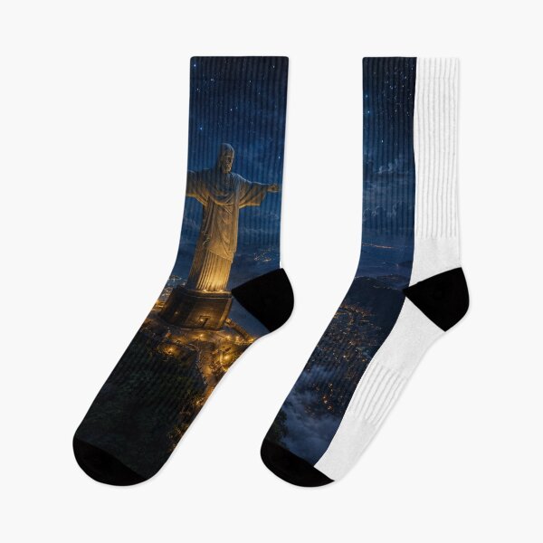 Item preview,  Moonlit Wonders Collection: Christ the Redeemer – Rio de Janeiro, Brazil designed and sold by globetrottergfx.