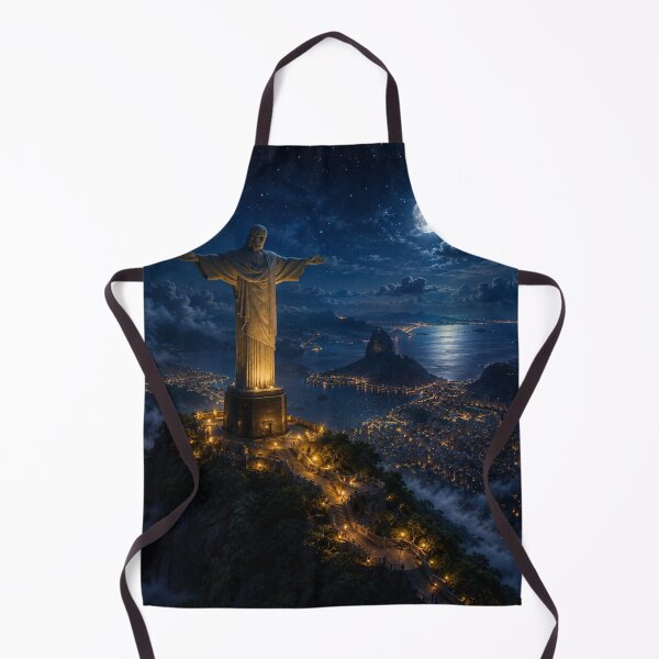 Item preview, Moonlit Wonders Collection: Christ the Redeemer – Rio de Janeiro, Brazil designed and sold by globetrottergfx.