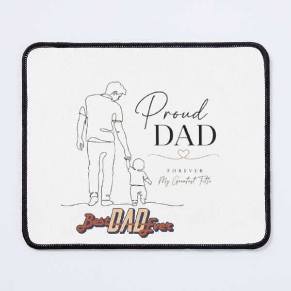 Item preview, Proud Dad Forever My Greatest Title | Best Dad Ever Father's Day Line Art Design | Minimalist Dad & Child Gift | Loving Father Appreciation T-Shirt designed and sold by GloboStyle Design .