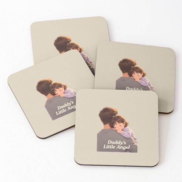 Item preview, Daddy’s Little Angel – Sleeping Daughter on Father’s Shoulder designed and sold by Bondingbonding.