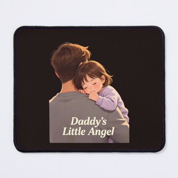 Item preview, Daddy’s Little Angel – Sleeping Daughter on Father’s Shoulder designed and sold by Bondingbonding.