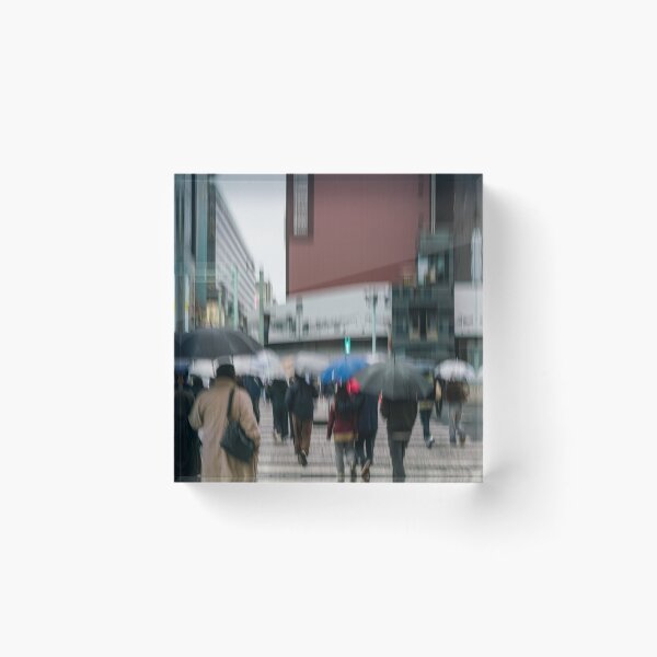 Item preview, Tokyo City Street with Umbrellas designed and sold by sinseeho.