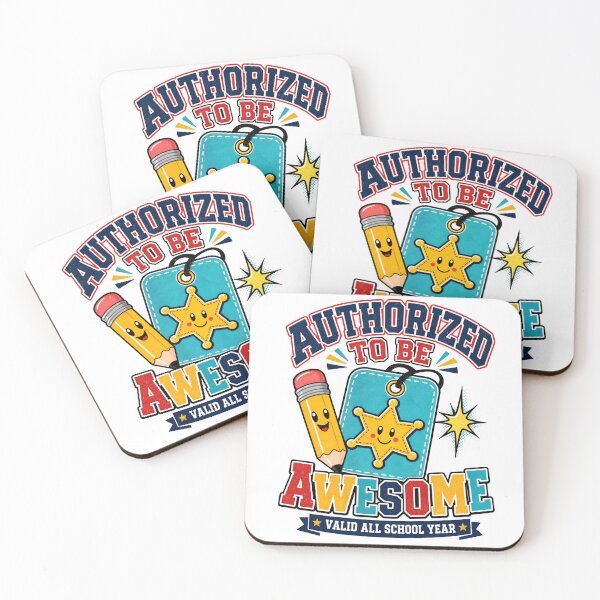 Item preview, Back to School – Authorized to Be Awesome designed and sold by Fenay Designs.