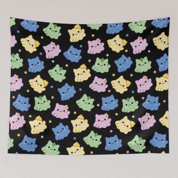 Item preview, Mochi Cute Kawaii Cat Blobs Colors Set  designed and sold by MimochiStudio.