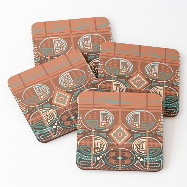 Item preview, Modern Ethnic Geometric Pattern - Tribal Boho Abstract Ornament  designed and sold by Skryp-art.