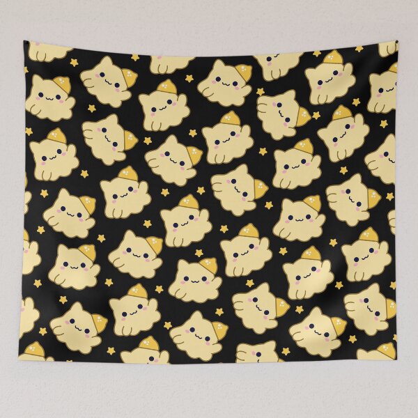 Item preview, Lemmi Yellow Cute Kawaii Cat Blob designed and sold by MimochiStudio.