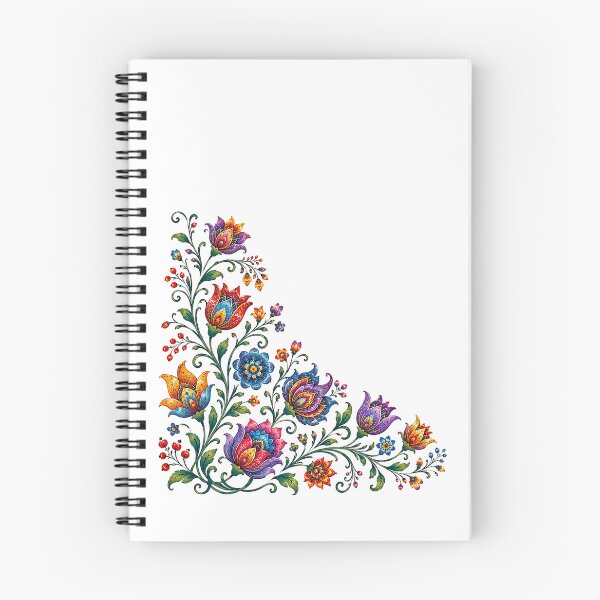 Item preview, Folk Floral Corner designed and sold by PetalGarden.