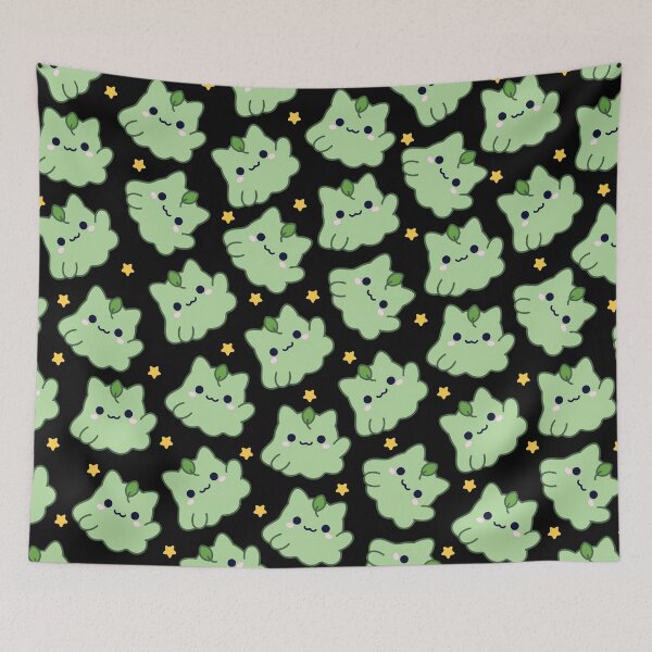 Item preview, Matcha Green Cute Kawaii Cat Blob designed and sold by MimochiStudio.
