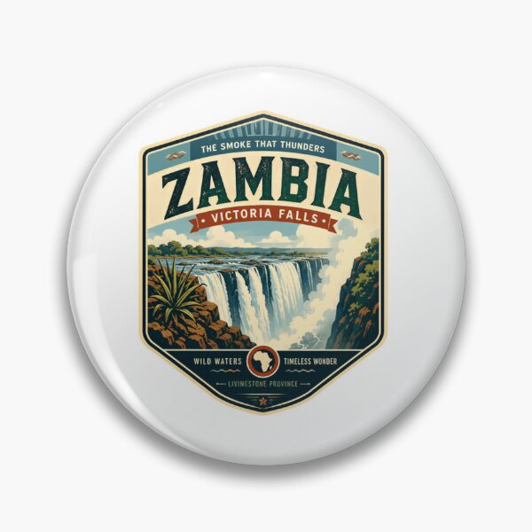 Item preview, Zambia Victoria Falls The Smoke That Thunders Wild Waters Timeless Wonder Livingstone Province Travel Africa designed and sold by Simsimah26Parks.