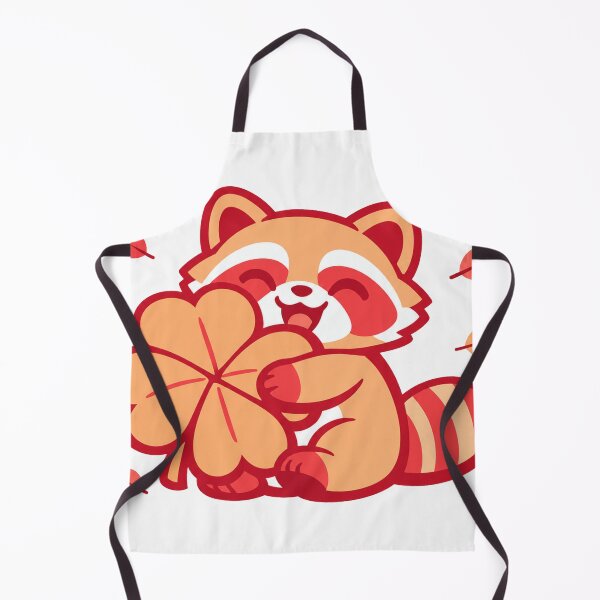 Item preview, Lucky Tanuki Hugging a Four-Leaf Clover Kawaii Japanese Sticker | Cute Good Luck Raccoon Dog Vector Design designed and sold by kawaii animal store (in Japan).