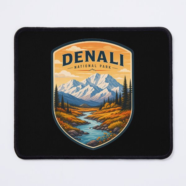 Item preview, Denali National Park Alaska Travel Landscape designed and sold by FrontierCosmic.