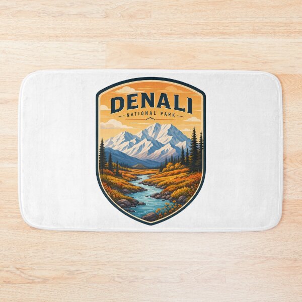 Item preview, Denali National Park Alaska Travel Landscape designed and sold by FrontierCosmic.