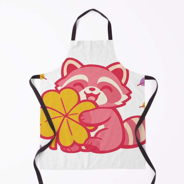 Item preview, Lucky Tanuki Hugging a Four-Leaf Clover Kawaii Japanese Sticker | Cute Good Luck Raccoon Dog Vector Design designed and sold by kawaii animal store (in Japan).