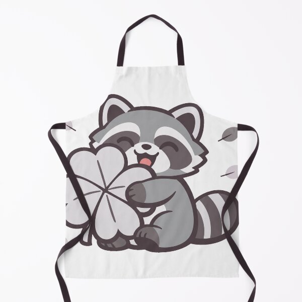 Item preview, Lucky Tanuki Hugging a Four-Leaf Clover Kawaii Japanese Sticker | Cute Good Luck Raccoon Dog Vector Design designed and sold by kawaii animal store (in Japan).