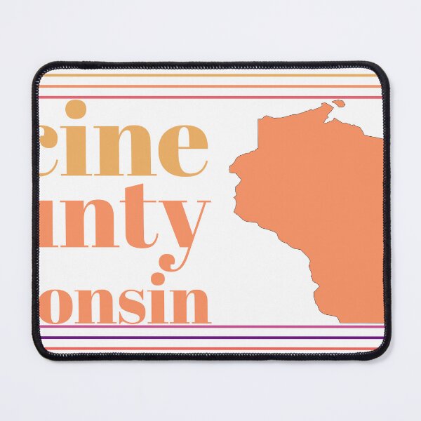Item preview, Racine County Wisconsin Highlighted on State Map designed and sold by TheIconSmith.