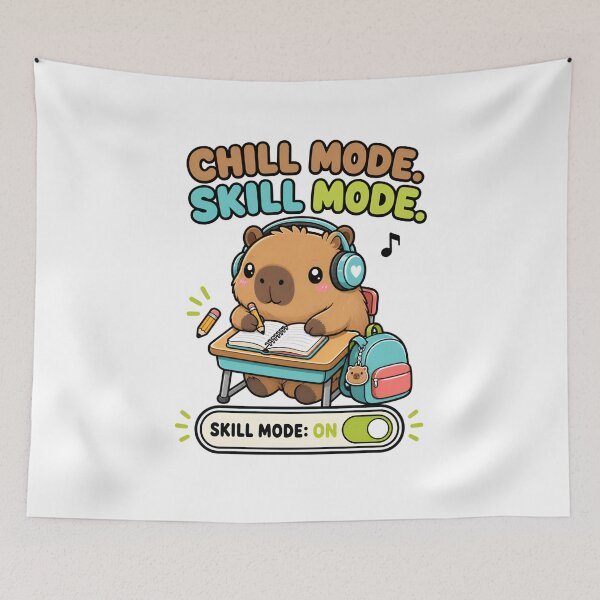 Item preview, Back to School – Chill Mode, Skill Mode designed and sold by Fenay Designs.