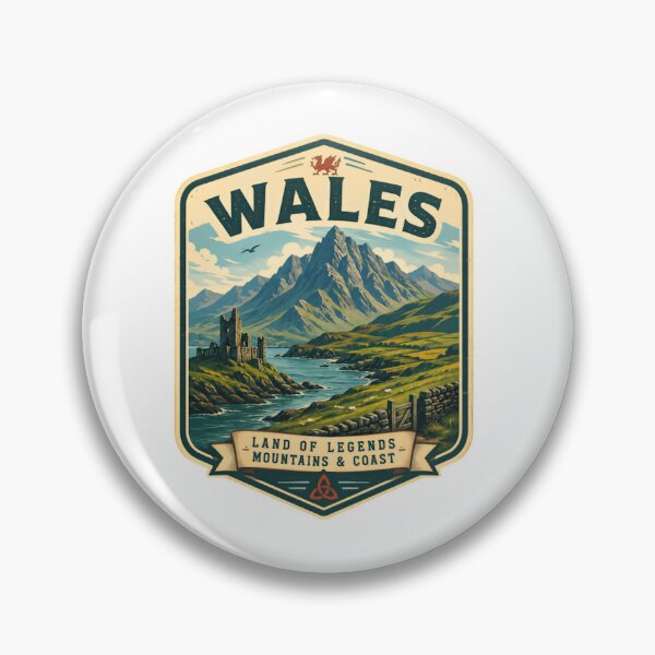 Item preview, Wales Land Of Legends Mountains & Coast Welsh Heritage United Kingdom Travel designed and sold by Simsimah26Parks.