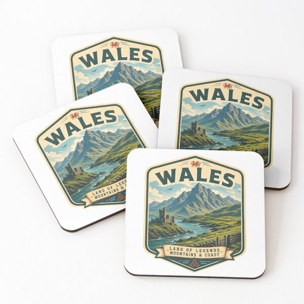 Item preview, Wales Land Of Legends Mountains & Coast Welsh Heritage United Kingdom Travel designed and sold by Simsimah26Parks.
