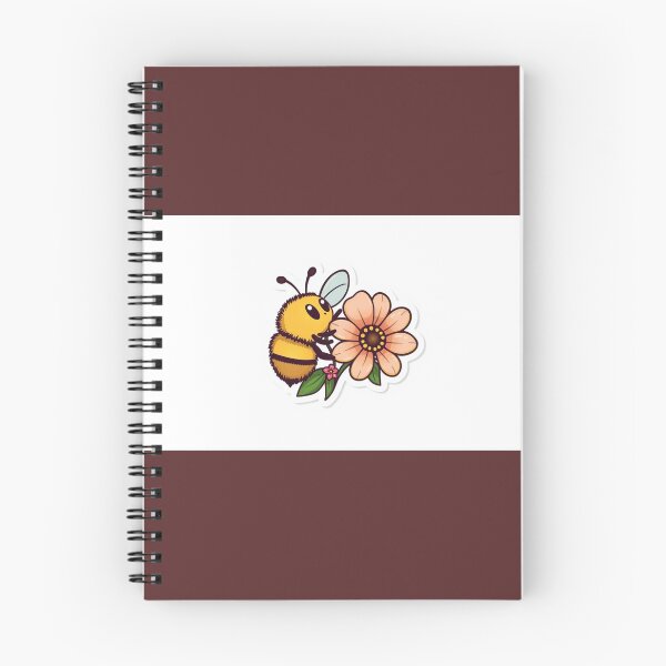 Item preview, Bee & Bloom Sticker | Cute Bumble Bee with Flower | Cottagecore Floral Nature Illustration | Botanical Vinyl Sticker designed and sold by surbhiArt.