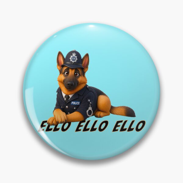 Item preview, German Shepherd. ELLO ELLO ELLO designed and sold by SmARTNiki.